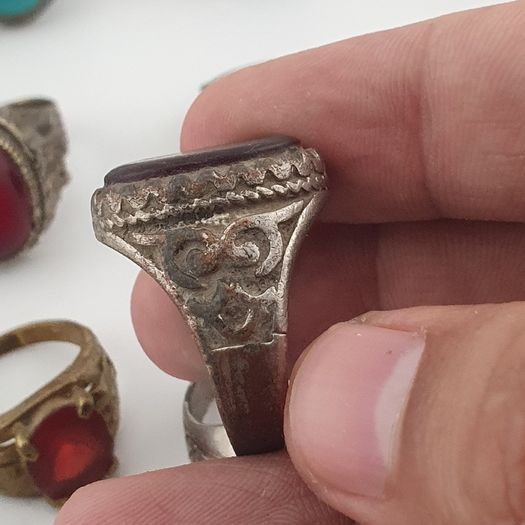 15 Old Brass Rings Traditional Mixed Design Collection