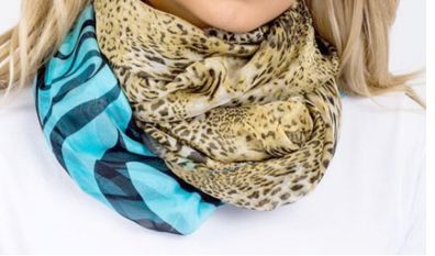Fab Scarf with Animal Pattern - excellent gift