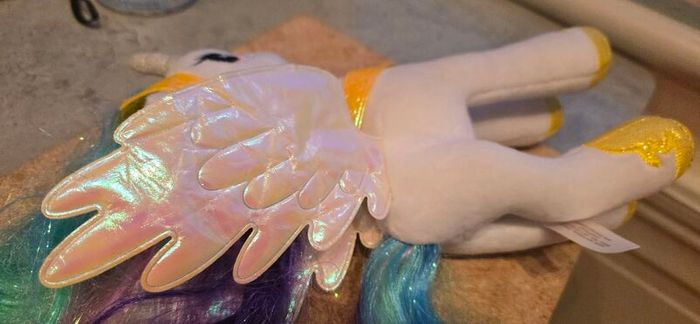 Duo of TY Beanie Babies Pinkie Pie and Princess Celestia Plush MLP G4 My Little Pony  2017