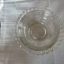 Mid-Century Modern Clear Glass Lidded Sugar Bowl / Candy Dish Image 4