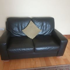 Double and Triple Leather Couches