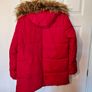 New Look Red Padded Coat Size 14 Image 5