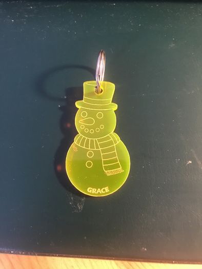 Luminous Grace Keyring