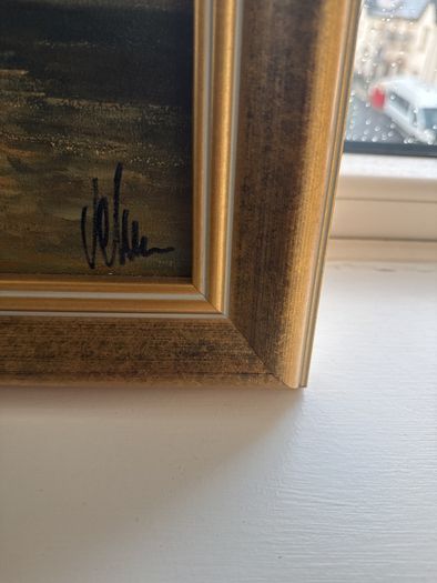 Painting of Venice on canvas and professionally framed