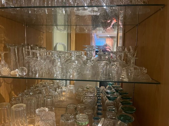 Coffee sets and glasses