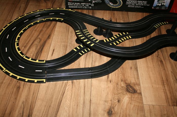 Furious Challenger Road Racing Slot Car Set Electric Powered Kids or Adults Toy (65" long)