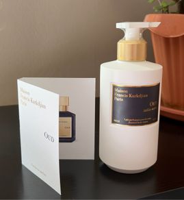 Maison Francis Kurkdjian Oud Satin Mood Body Lotion 350ml + 2 ml Extrait de Parfume  Perfume Sample