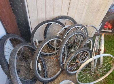 bike wheels all together for sale