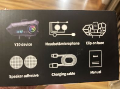 Wireless helmet motorbike intercom