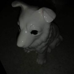 Lovely porcelain dog pre 1900.