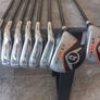 Dunlop golf clubs and bag with stand. Right handed clubs. Image 5