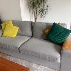 Two 3-seat sofas