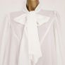 NEW Dorothy Perkins Crepe White Pussybow Blouse Image 5
