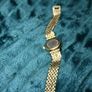 Glycine Gold Ladies Bracelet Watch SWISS Made fresh battery works fine Image 6