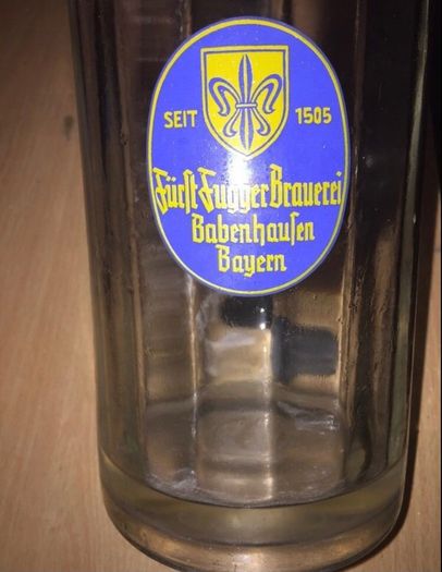 Beer Tankard glass Bayern