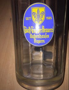 Beer Tankard glass Bayern