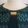 OLIMARA Ladies Dress Green Long Sleeves Lined Size UK 8-10 Image 2