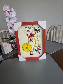 Clock picture frame