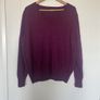 Autograph Purple Fleck Cashmere Jumper size L Image 2