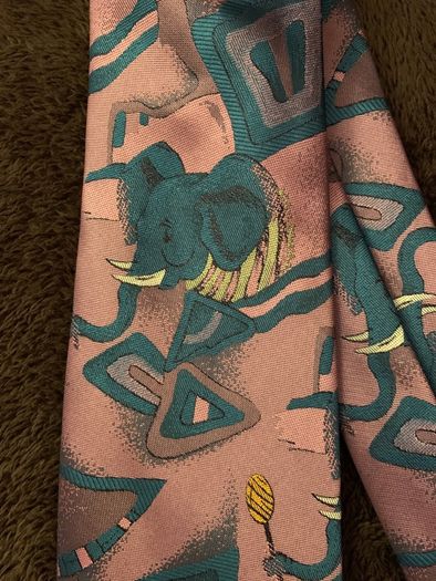 Vintage elephant tie