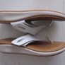 Fly Fot Leather, Touch-Fasten Toe Post Sandals Light Grey S5 Image 3
