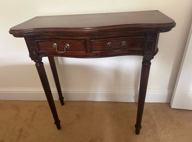 Mahogany Console/ Hall Table