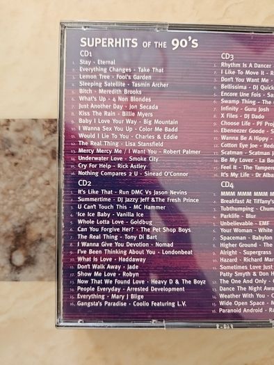 Superhits Of The 90's  4CD Boxset