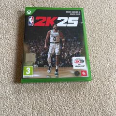 Xbox Series X and Xbox 1 2K 25 game