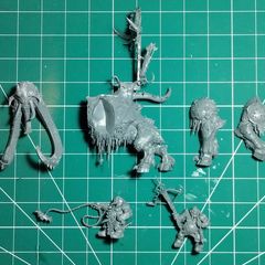 Warhammer Age of Sigmar Ogor Mawtribes Beastclaw Raiders Thundertusk with Mournfangs