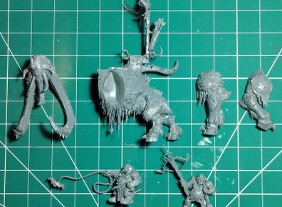 Warhammer Age of Sigmar Ogor Mawtribes Beastclaw Raiders Thundertusk with Mournfangs