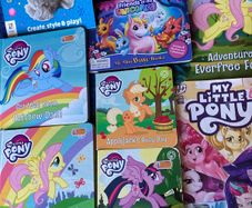 A collection of My Little Pony books