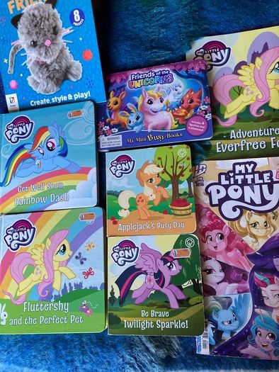 A collection of My Little Pony books