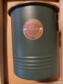 Typhoon Utensils pot.1 Ltr capacity. New. Dark green.