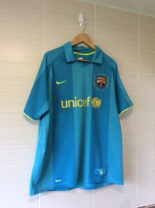 FC Barcelona Jersey. Official Nike Mens Away Jersey Season 2007-2008. Original From The Time. Not A Modern Remake.