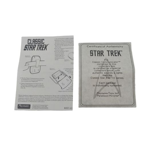 Star Trek Classic Communicator Playmates Toys 1994 Collectors Edition