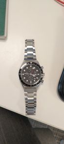 Timex Men Chronograph Quartz Watch with Stainless Steel Strap