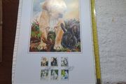 points art print stamps
