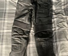 Leather Motorcycle Pants - Powerline UK34