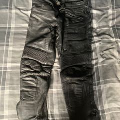 Leather Motorcycle Pants - Powerline UK34
