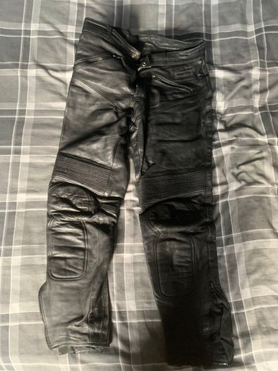 Leather Motorcycle Pants - Powerline UK34