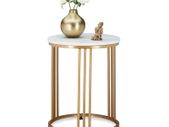 Side table  Modern marble look coffee table