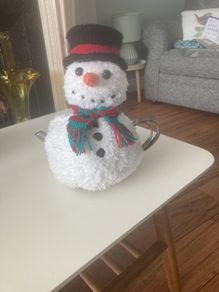 Snowman teacosy