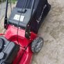 Almost new self drive lawnmower with Honda engine Loncin, which starts half pull. Image 4