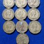 GB 1954 Three pence (2 Each or 15 the lot) Image 4