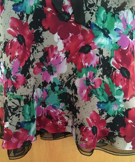 NEXT Retro Floral Print Midi Dress 18-20