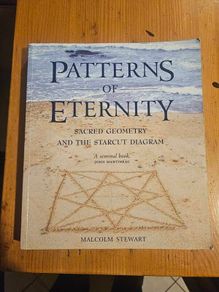 Patterns Of Eternity. Sacred Geometry And The Starcut. By Malcolm Stewart.  First Edition Large Volume Paperback In Good Condition.  See Photos For Same.