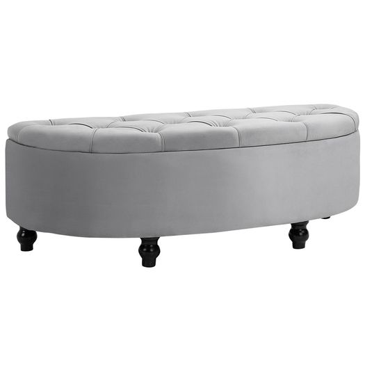 Velvet Storage Bench