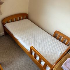 Wooden toddler bed