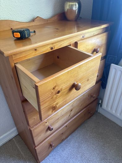 pine drawers