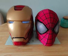 Marvel Helmets: Iron Man & Spidey Mask